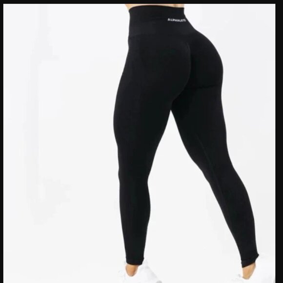 Alphalete Amplify Legging - Jet Black - M - Picture 2 of 6